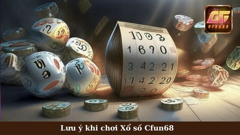 Lưu ý khi chơi Xổ số Cfun68